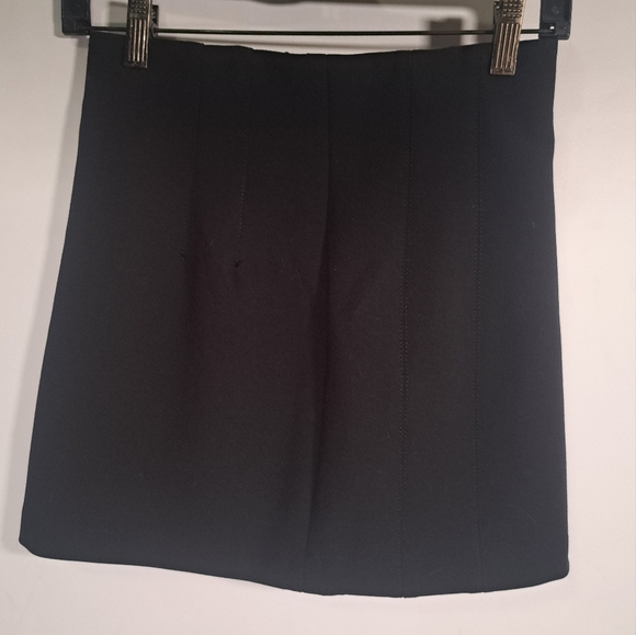None Dresses & Skirts - Black short pleated business casual skirt